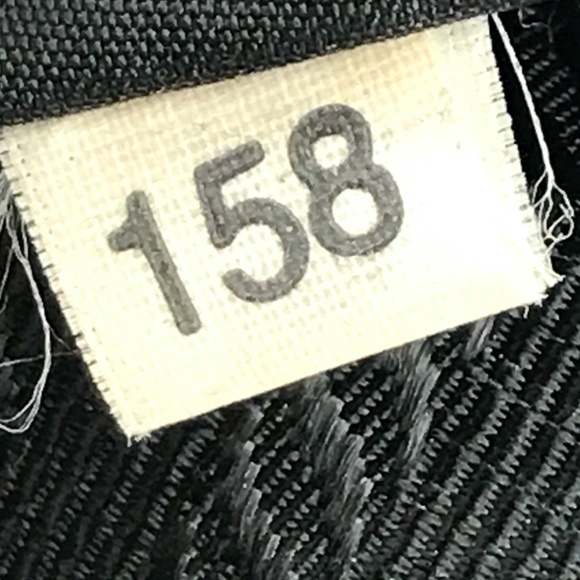 Rare Tessuto Tote Handbag Black Nylon ShoulderBag - Picture 13 of 13